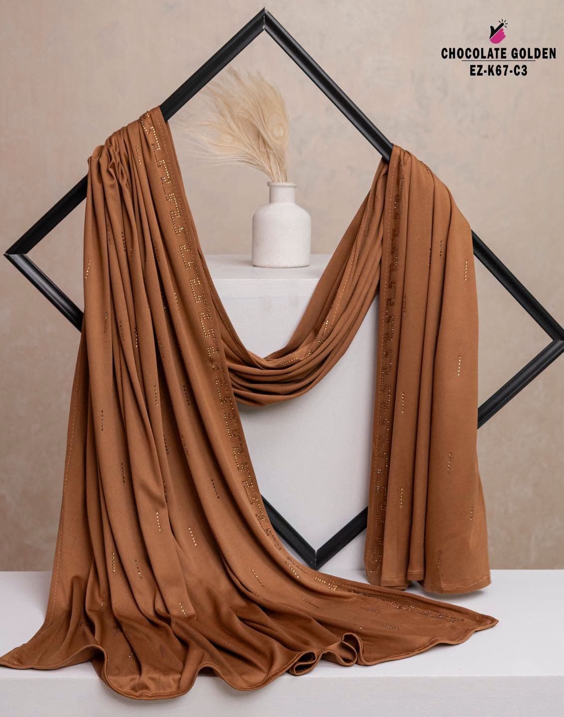 Stone Work Hijab