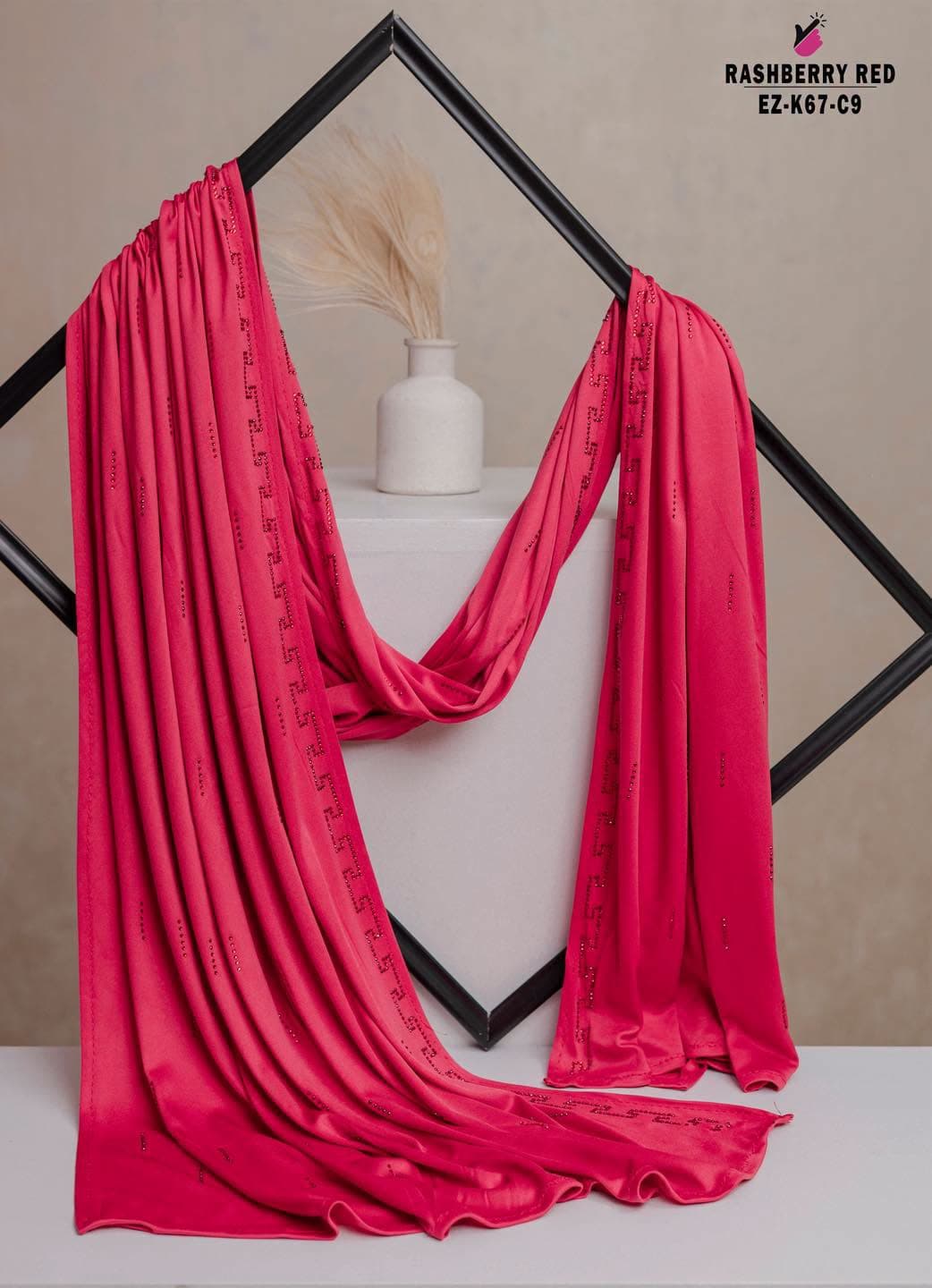 Stone Work Hijab