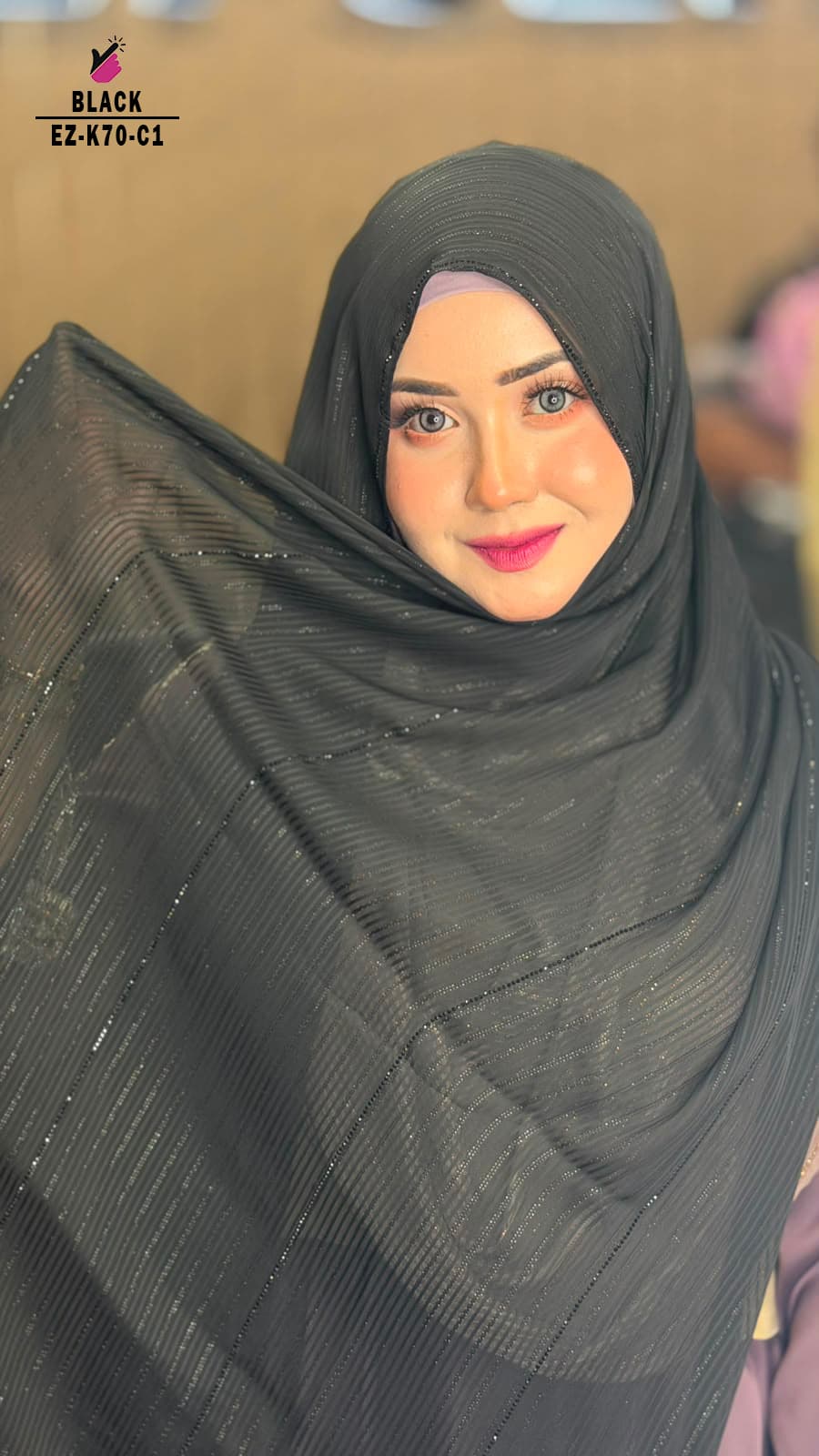 Stone Work Hijab