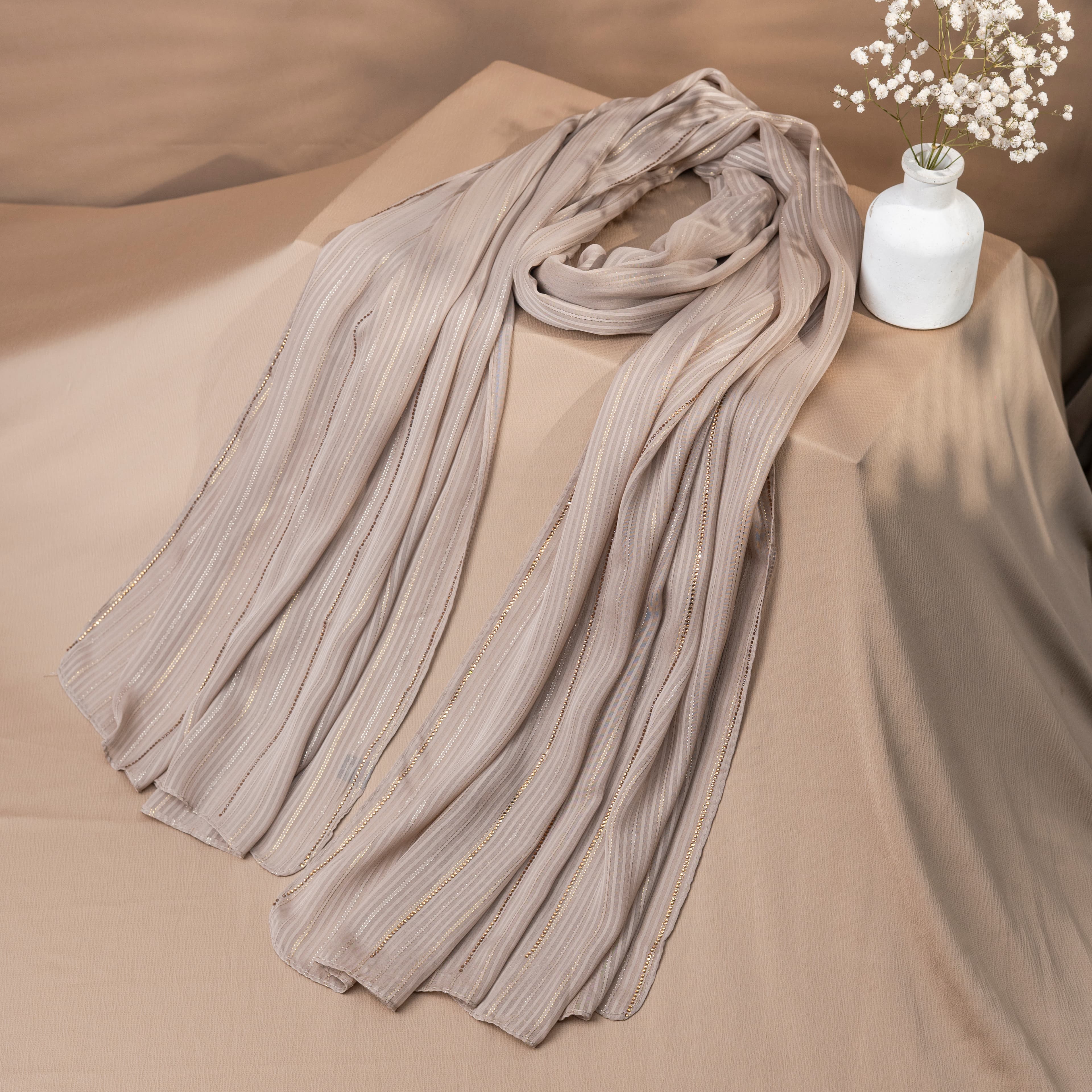 Stone Work Hijab