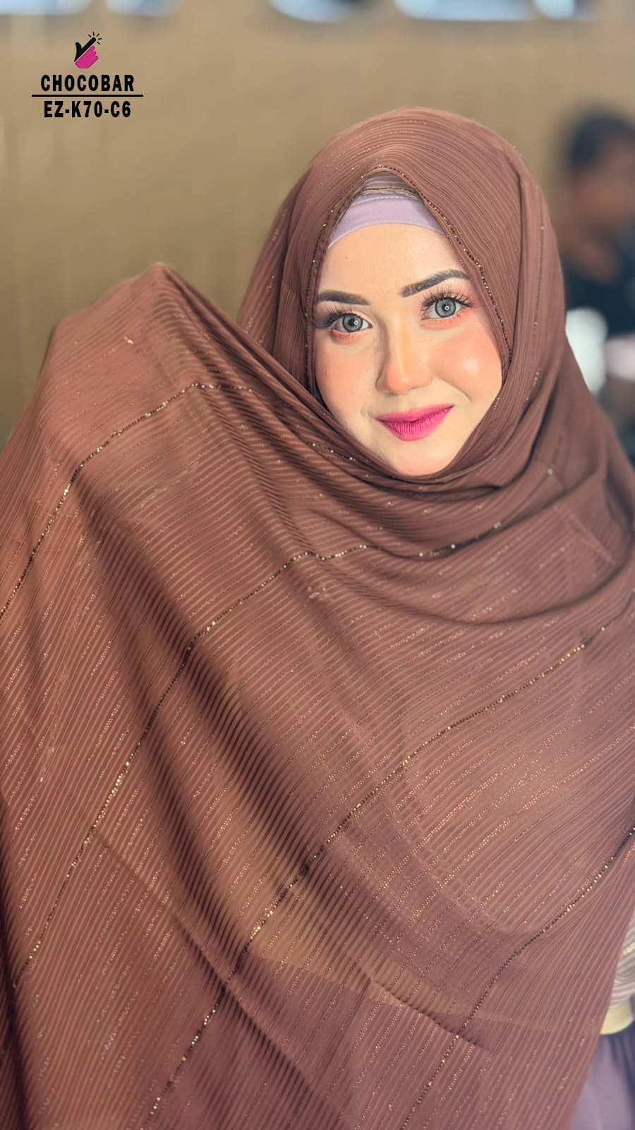 Stone Work Hijab