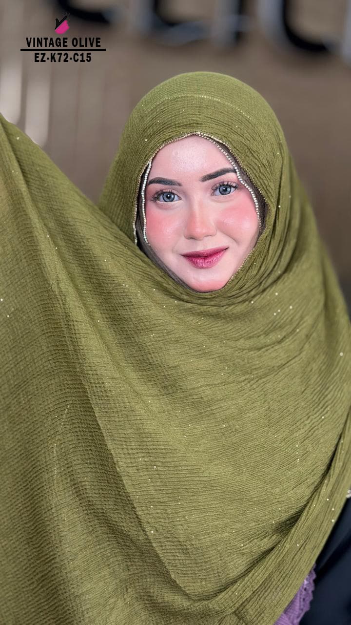 Zipper Stone Hijab