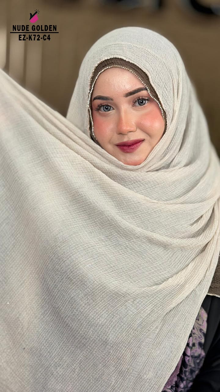Zipper Stone Hijab