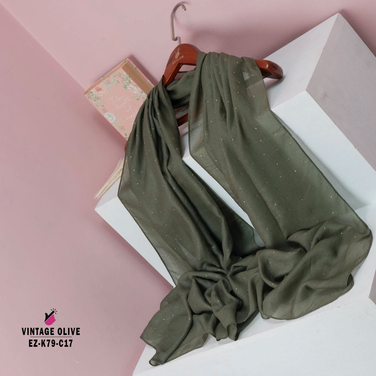 All Over Stone Work Hijab