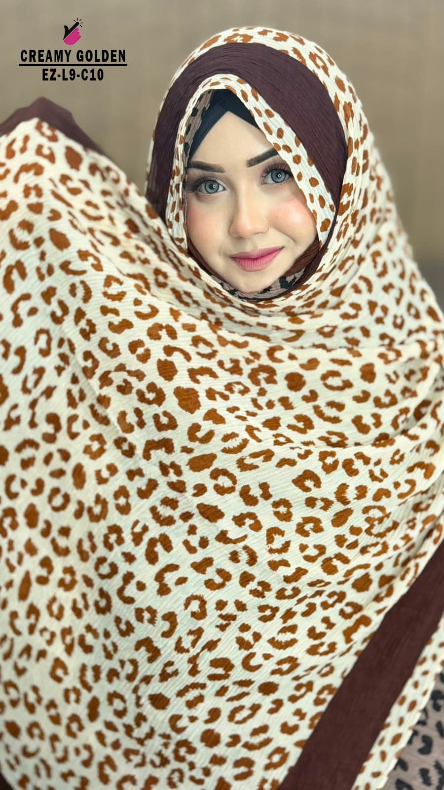 Leopard Printed Hijab