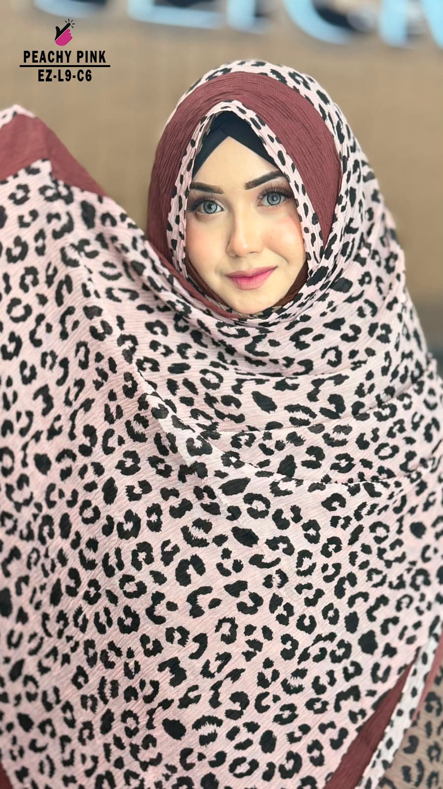 Leopard Printed Hijab