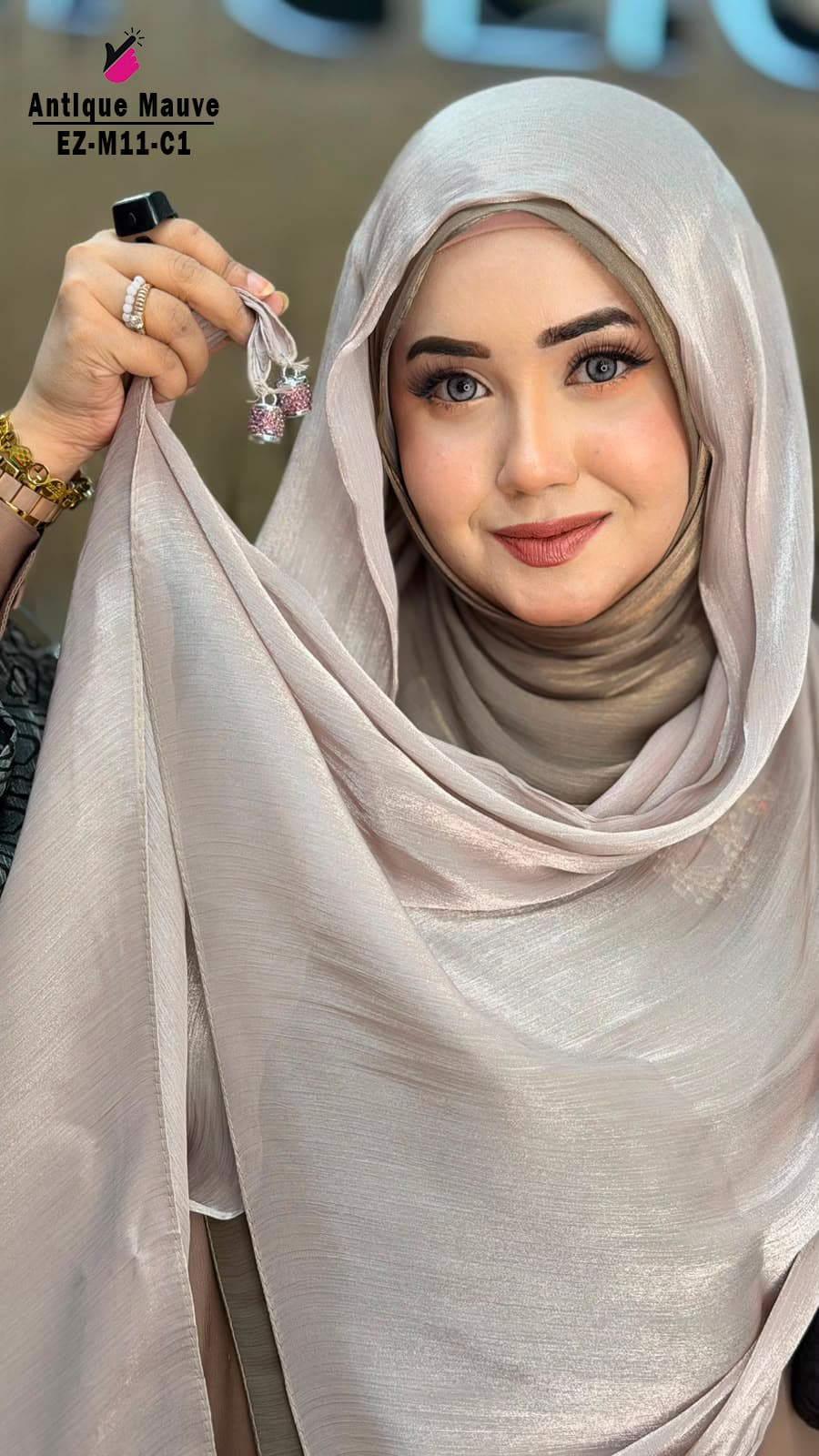 Zimichu Jhumka Hijab