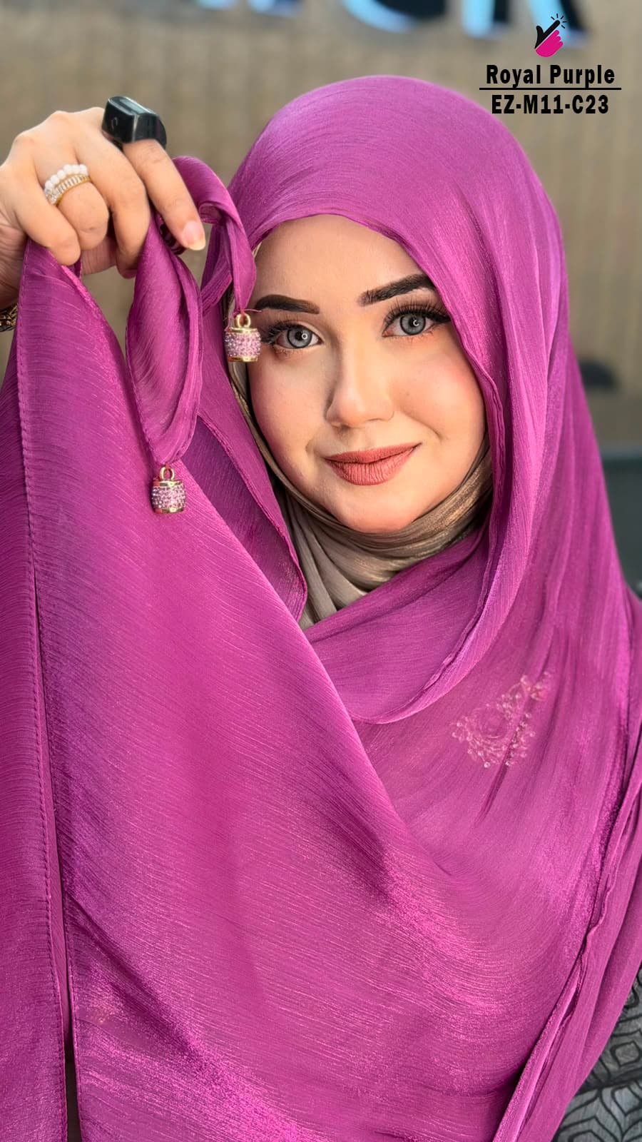 Zimichu Jhumka Hijab