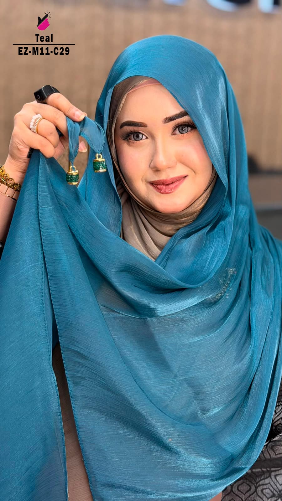 Zimichu Jhumka Hijab
