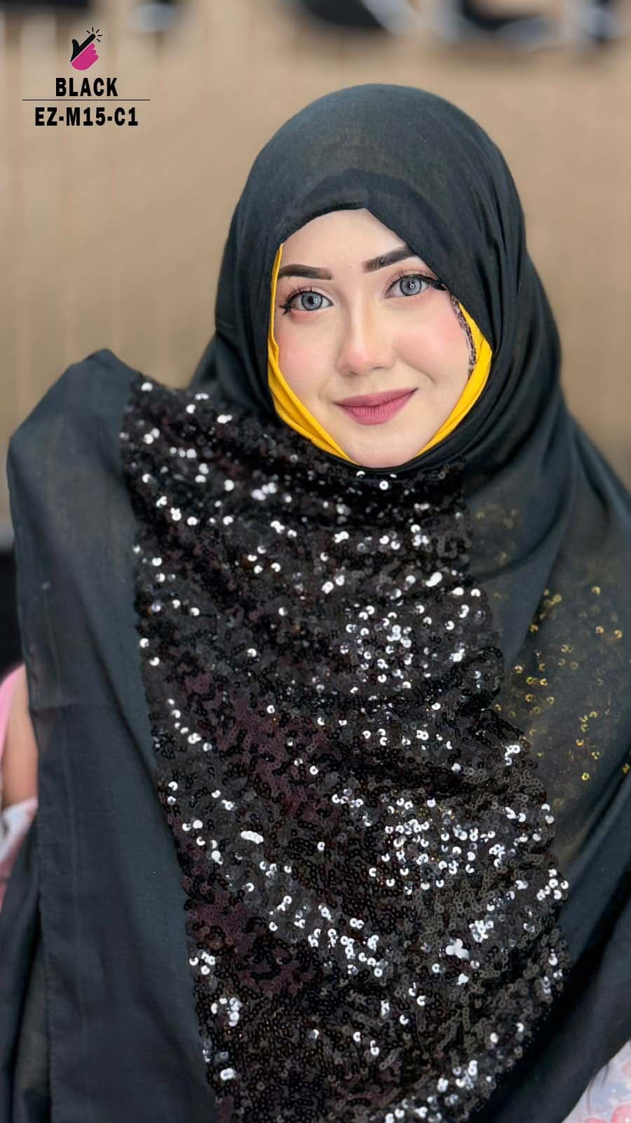 Gorgeous Sequins Work Hijab🧕