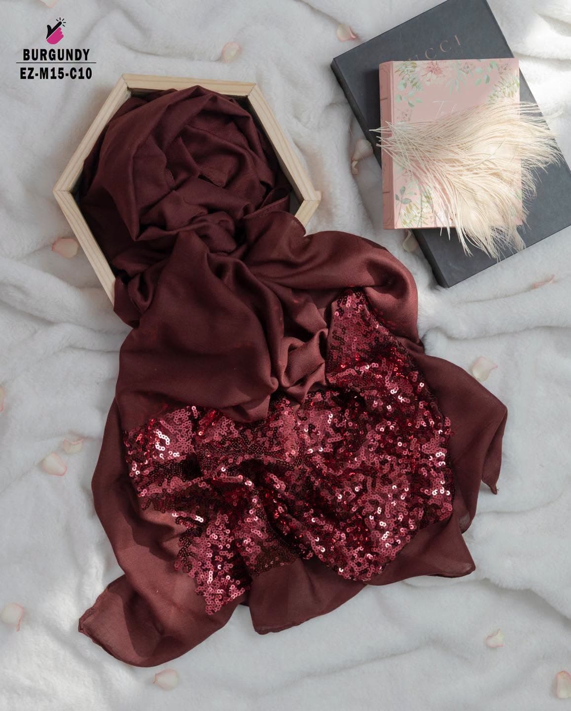 Gorgeous Sequins Work Hijab🧕