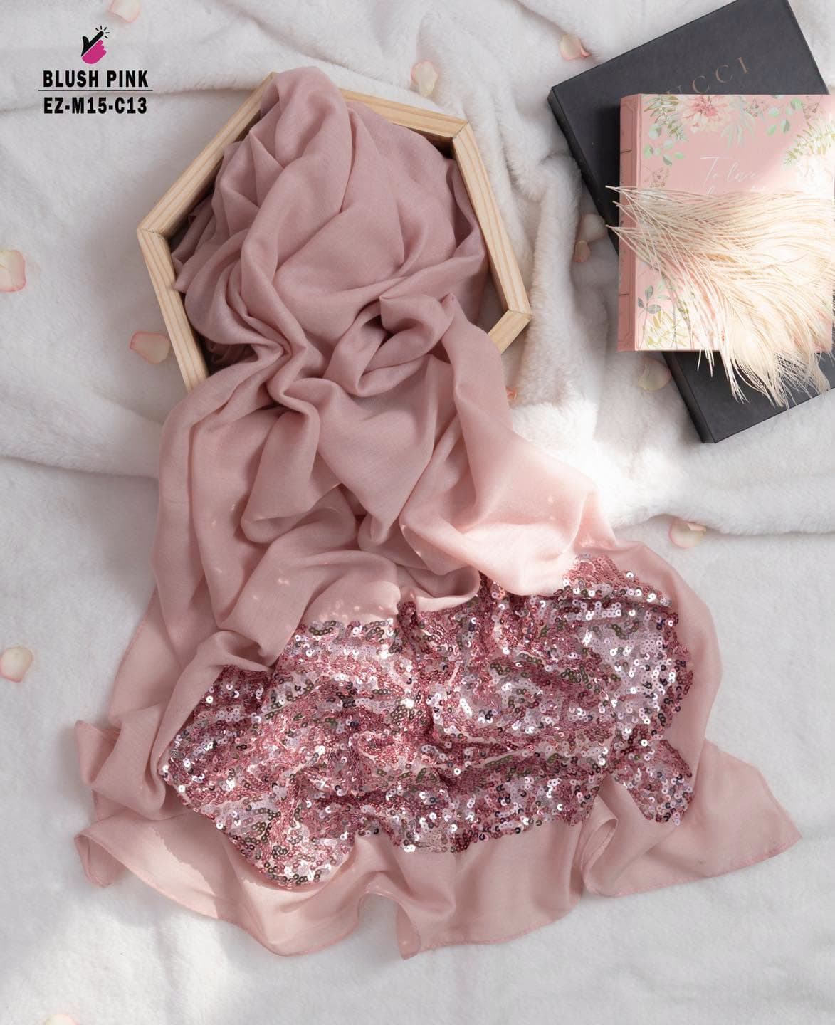Gorgeous Sequins Work Hijab🧕
