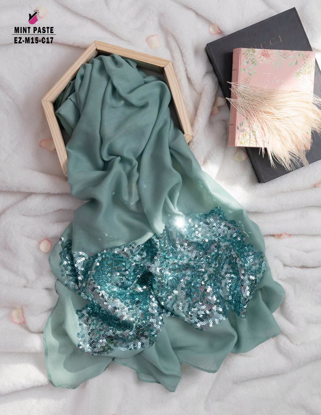 Gorgeous Sequins Work Hijab🧕