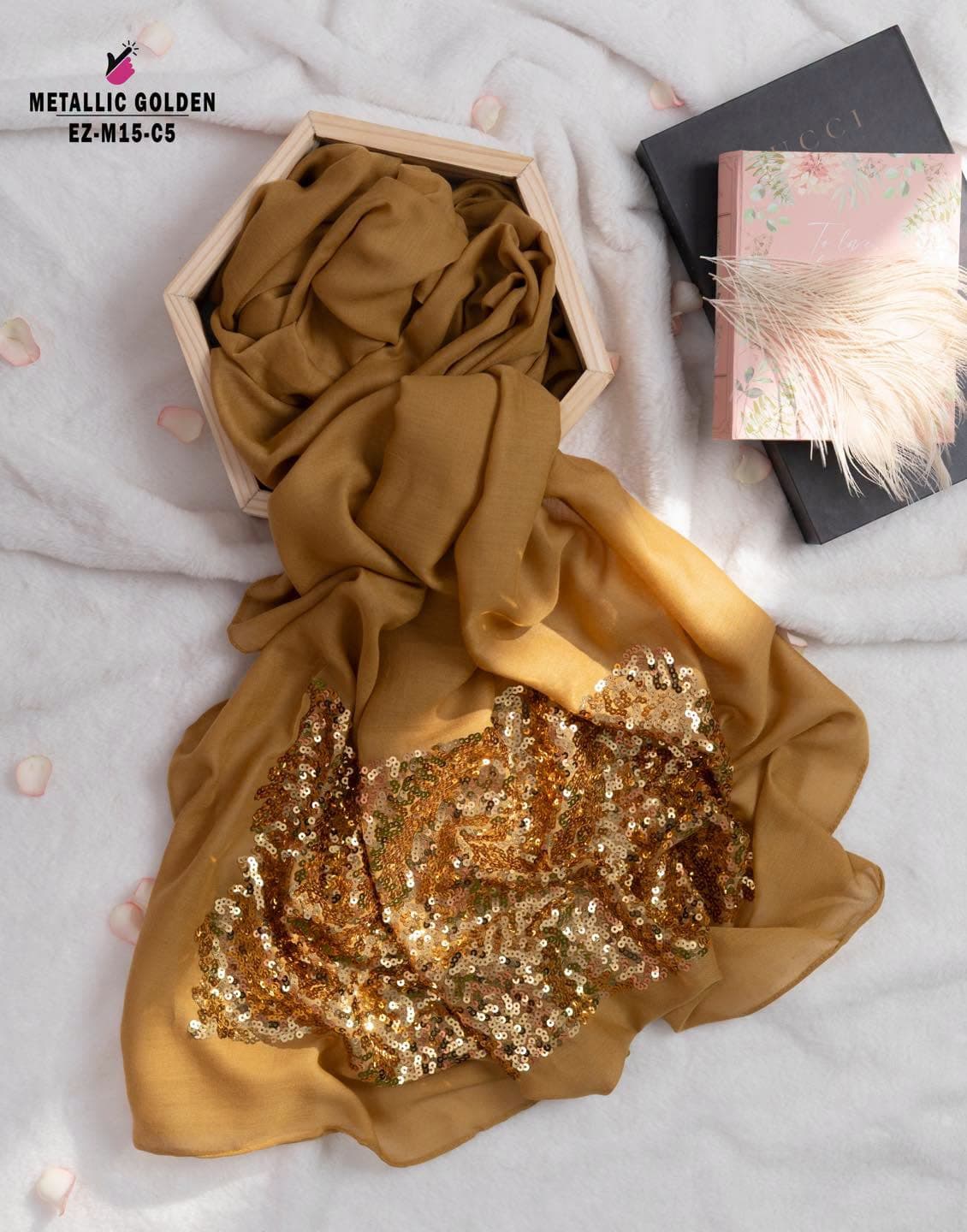 Gorgeous Sequins Work Hijab🧕