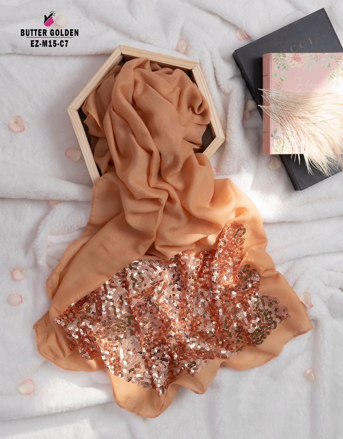 Gorgeous Sequins Work Hijab🧕