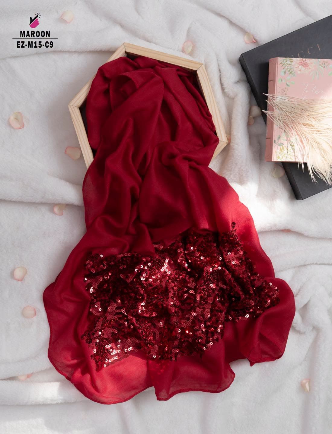 Gorgeous Sequins Work Hijab🧕