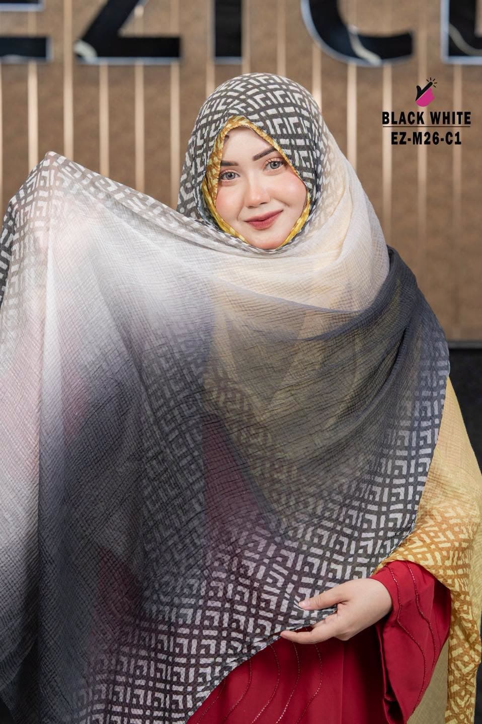 Super Comfortable printed hijab