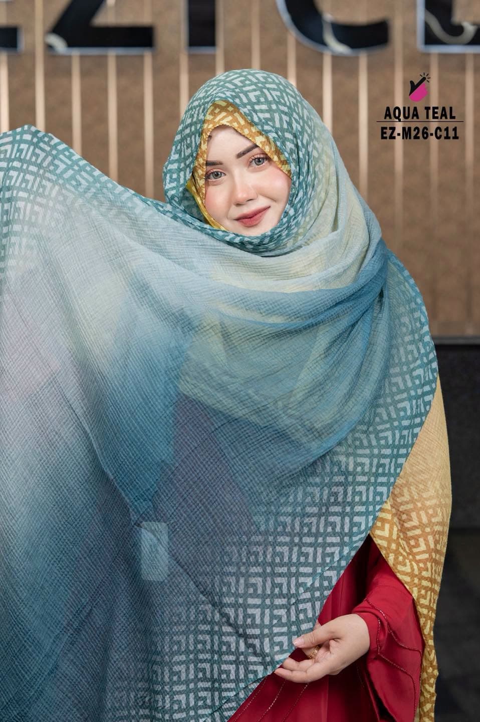 Super Comfortable printed hijab