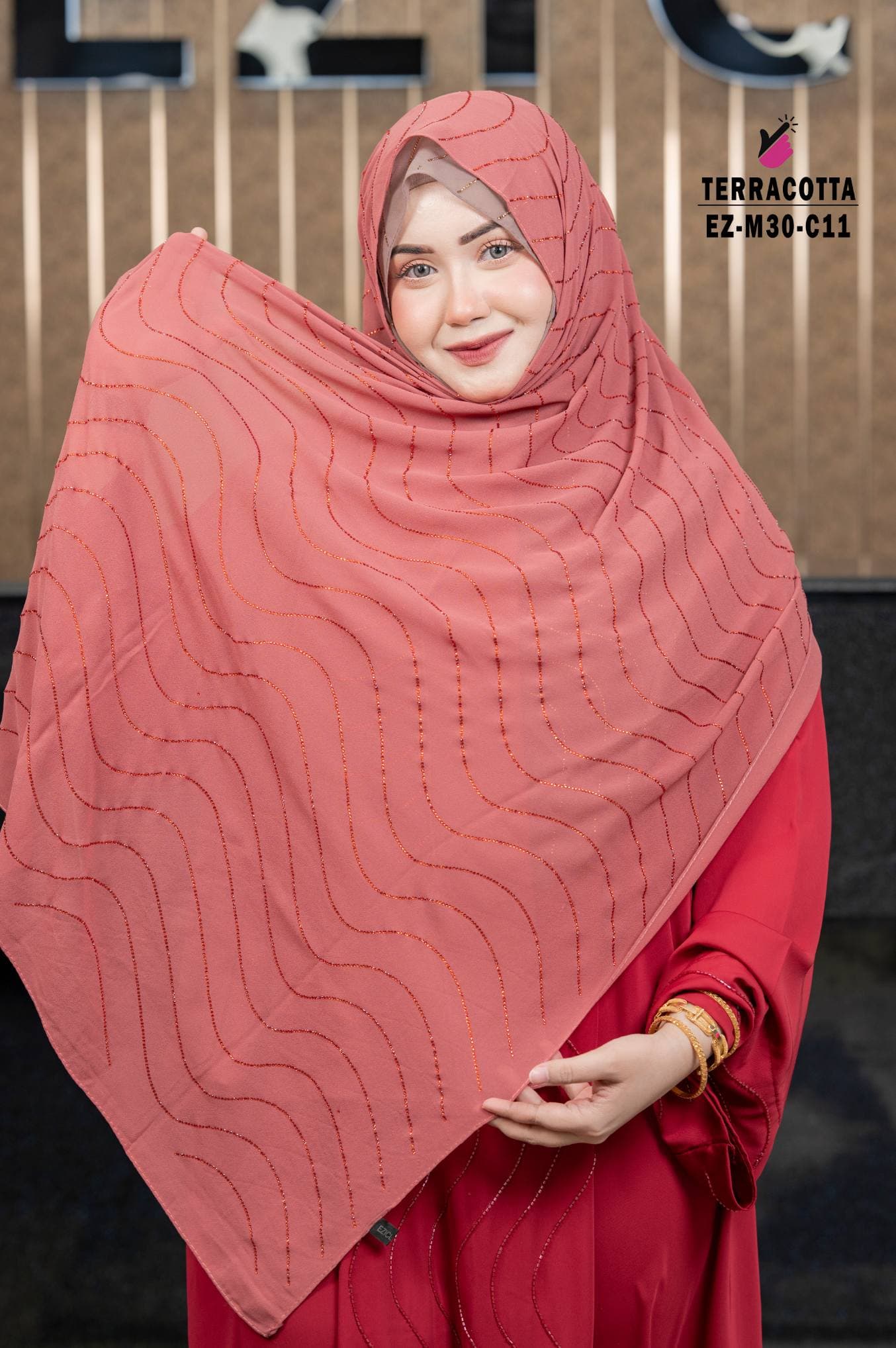 Gorgeous Stone Work Hijab