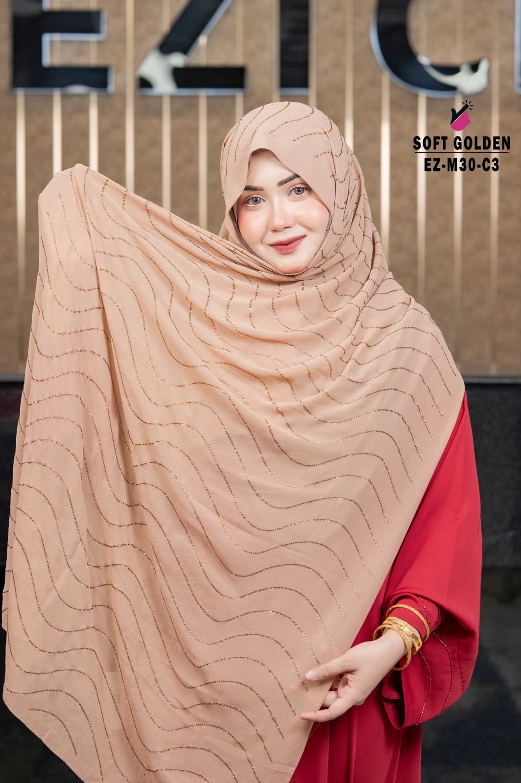 Gorgeous Stone Work Hijab