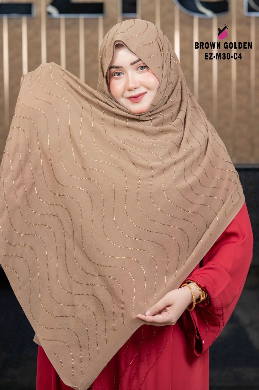 Gorgeous Stone Work Hijab