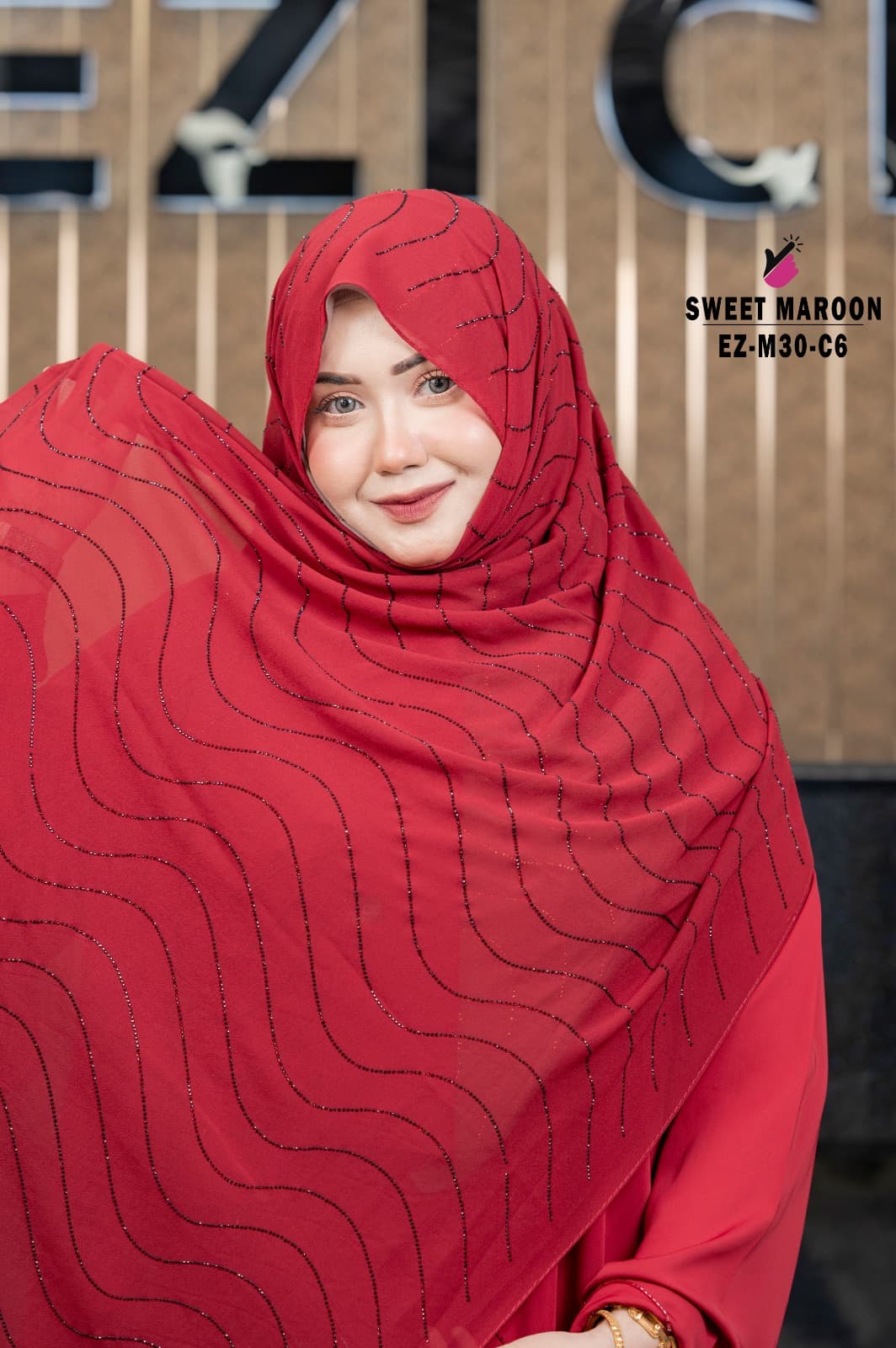Gorgeous Stone Work Hijab
