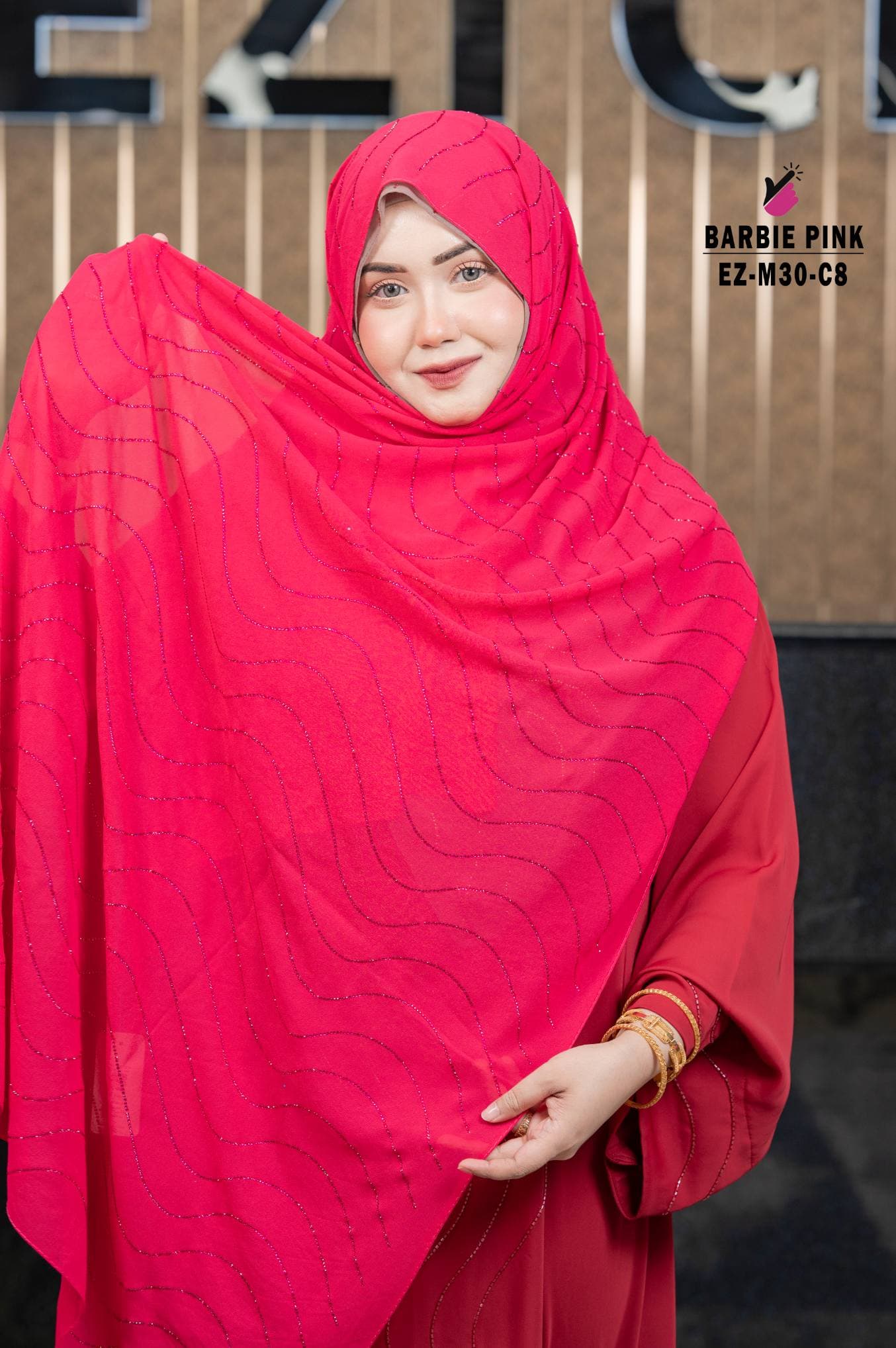 Gorgeous Stone Work Hijab