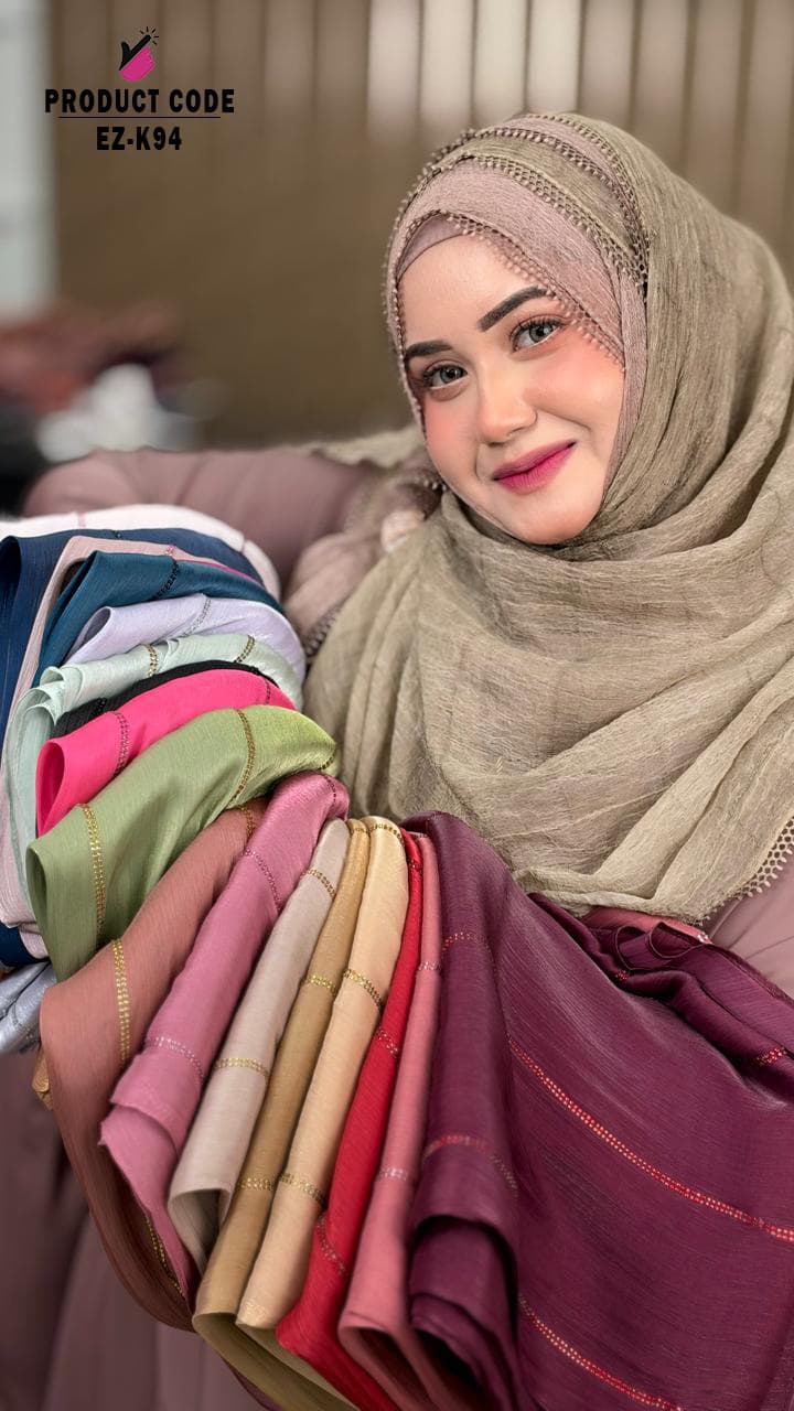 Stone Work Hijab
